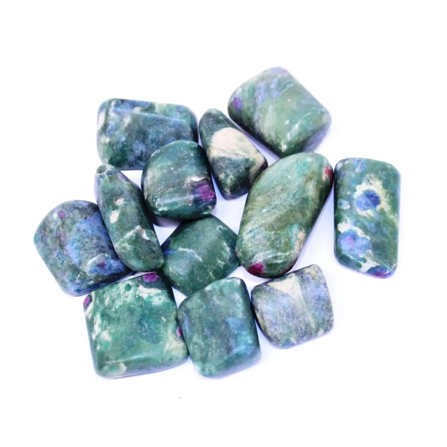 Ruby in Fuchsite Polished Tumblestone Healing Crystals - serenities